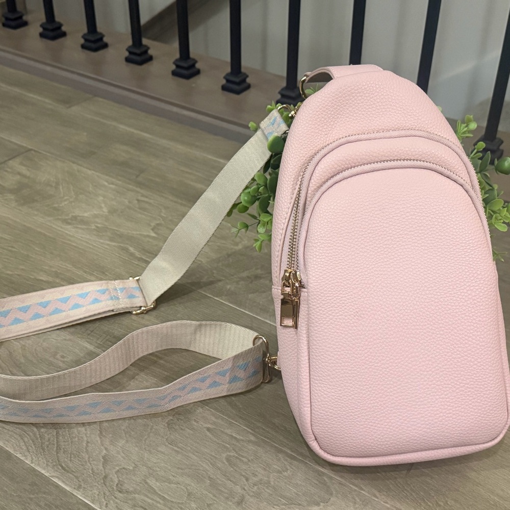 Pink Crossbody Bag